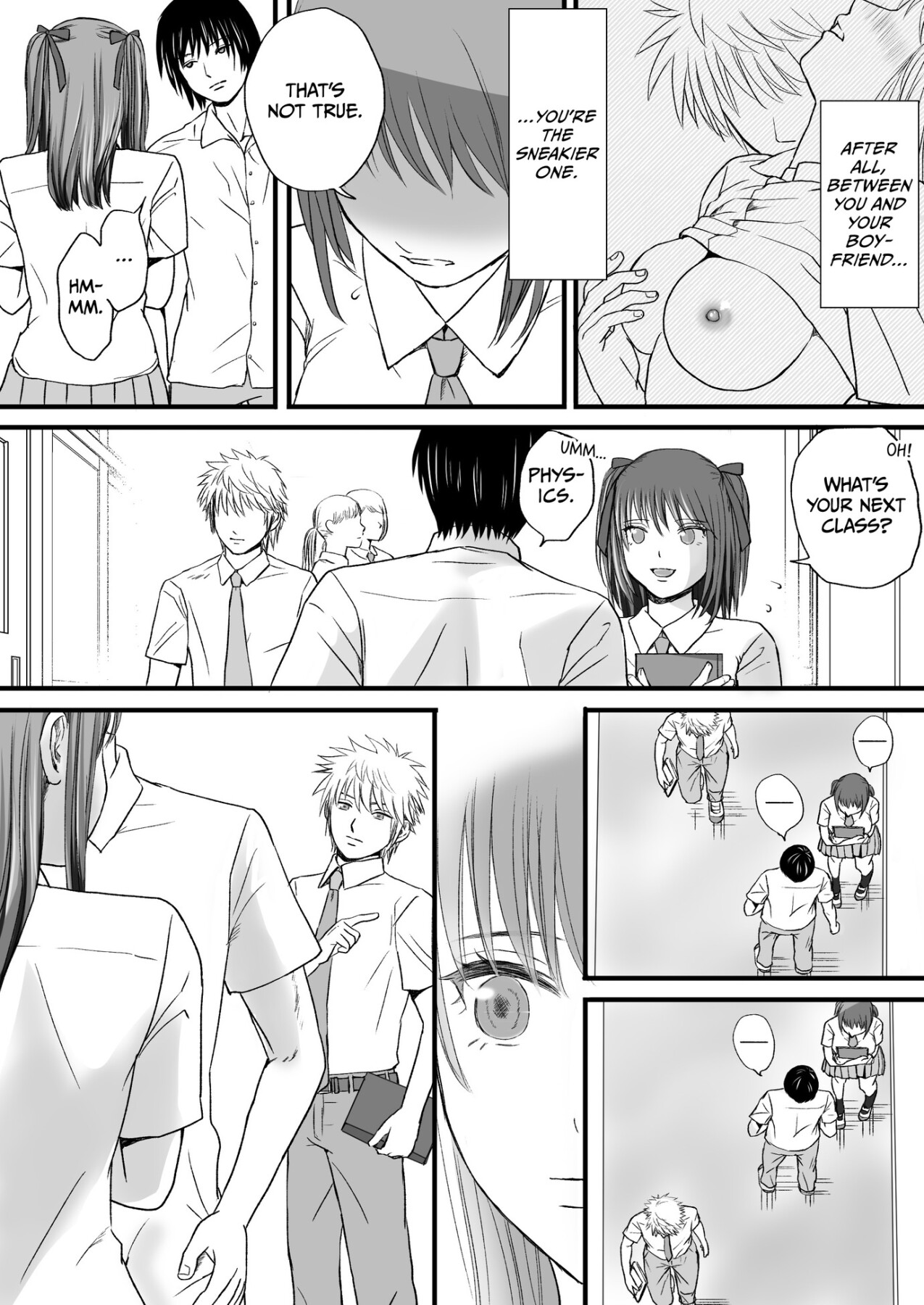 Hentai Manga Comic-You Said It'd Just Be Grinding... But You Ended up Slipping It In. Now I'm Just the Top Student's Toy.-Read-62